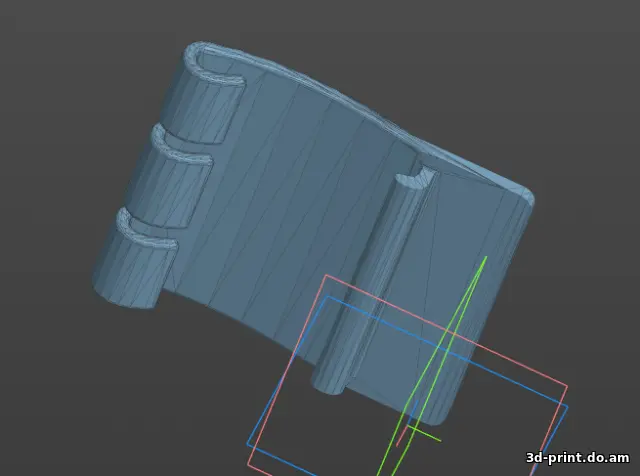 3D-модель "Защелка для крышки ящика"