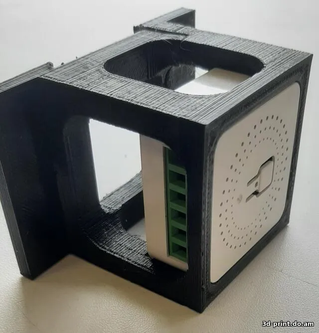 3D-модель "Крепление реле Tuya smart switch на DIN рейку"