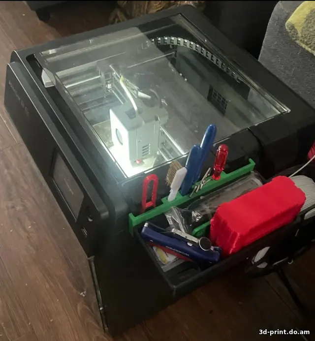 3D-модель "Органайзер с лотком для принтера FlashForge Adventurer 5M Pro"