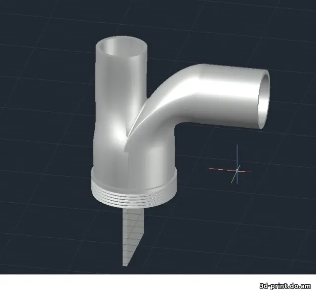 3D-модель "Насадка на бочку" — STL модель для 3D-печати