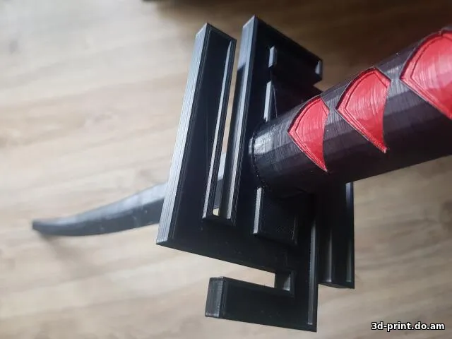3D-модель "Катана из Блича Ичиго Куросаки Зангетсу"