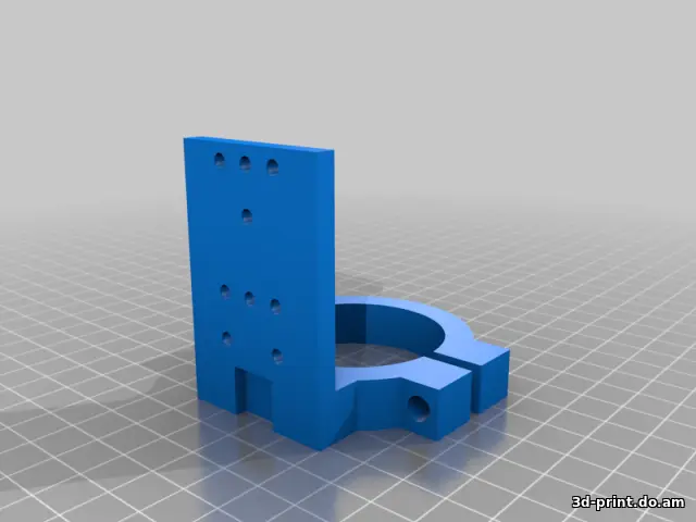 3D-модель "Крепление модуля лазера на шпиндель фрезерного станка 3018"