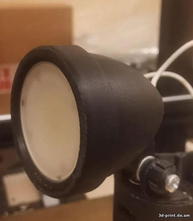 3D-модель "Корпус фонарика для лампочки LED GU10 и GU5.3 на 12v"