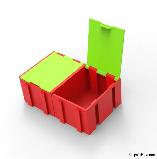 3D-модель "Модульная система хранения радиокомпонентов"