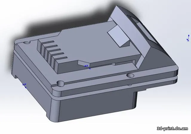 3D-модель "Переходник Аккумулятора с Makita на PROSTORMER"