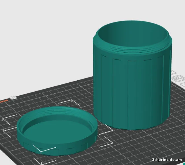 3D-модель "Кейс для дисков 76 мм от мини-УШМ"