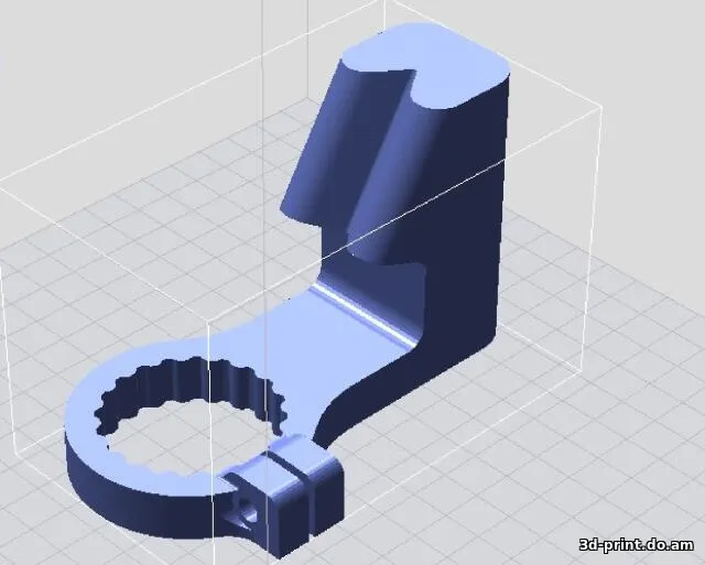 3D-модель "Насадка на болгарку для заточки сверел"