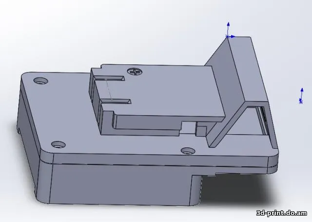 3D-модель "Переходник Аккумулятора с Makita на Deko"