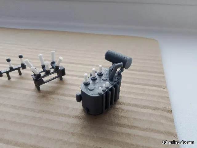 3D-модель "Макет трансформатора 110/10 кВ (Kit Card)"