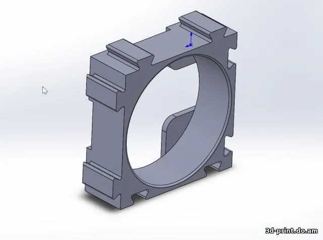 3D-модель "Холдер для 21700. на одну банку"