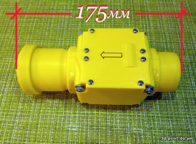 3D-модель "Клапан Обратный Для Канализационных Труб 50" — STL модель для 3D-печати
