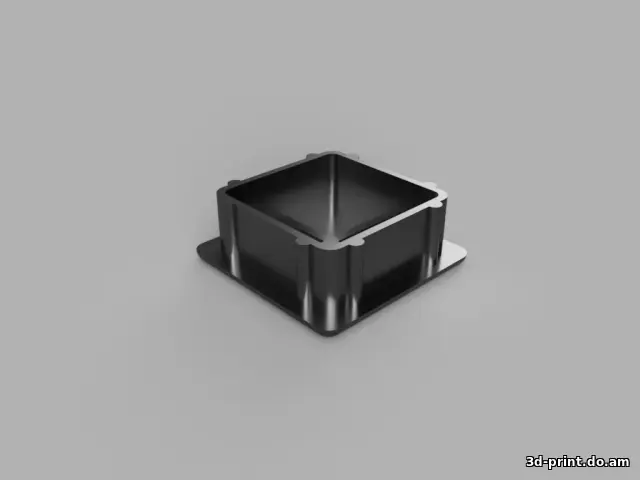 3D-модель "Заглушка для профильной трубы 40х40x2"