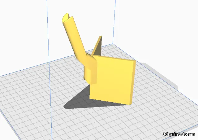 3D-модель "Шпатель для наружных углов"
