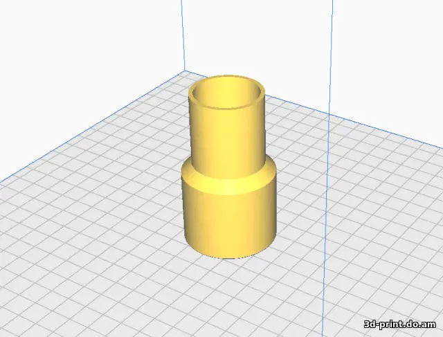 3D-модель "Насадка на пылесос 30 мм на 40 мм"