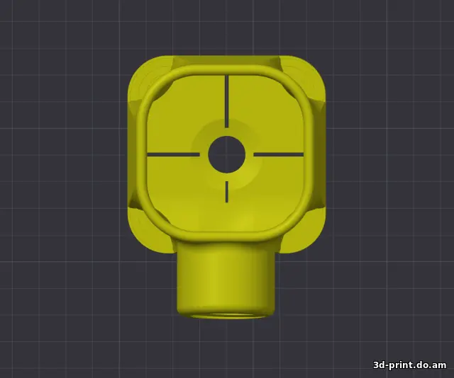 3D-модель "Пылесборник для сверления перфоратором V2"
