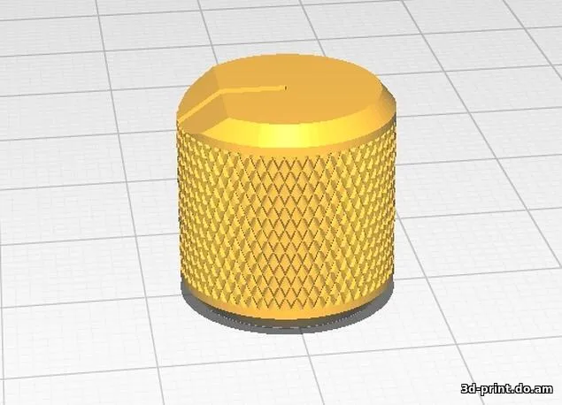 3D-модель "Ручки Для Переменных резисторов.15х15 мм"