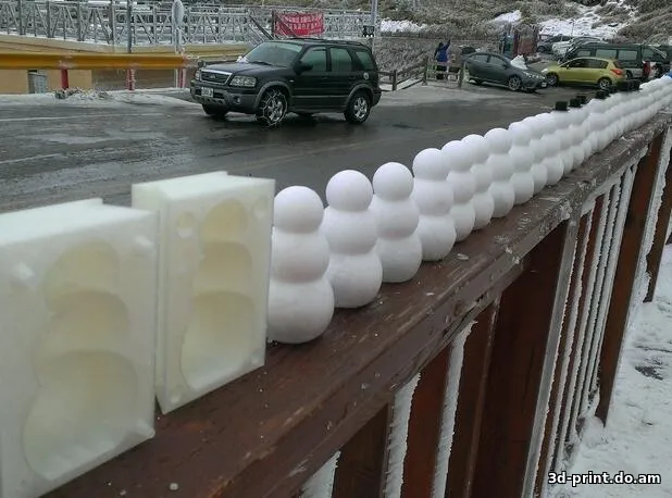 3D-модель "Формочка Снеговик"