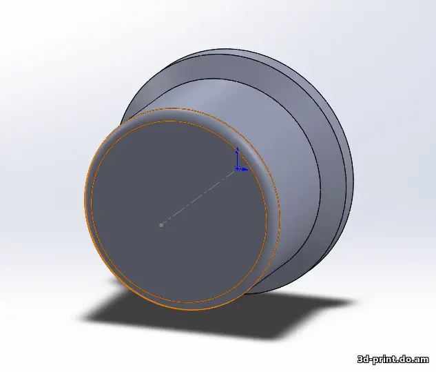 3D-модель "Ручка регулятора (потенциометра) ось 6мм. v2"