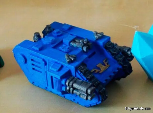 3D-модель "Land Raider из Warhammer 40K"