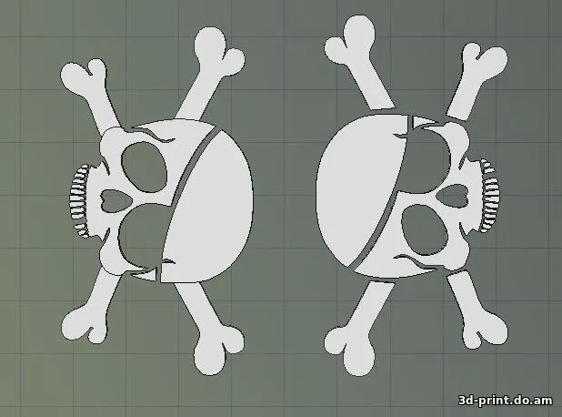 3D-модель "Пиратский череп"