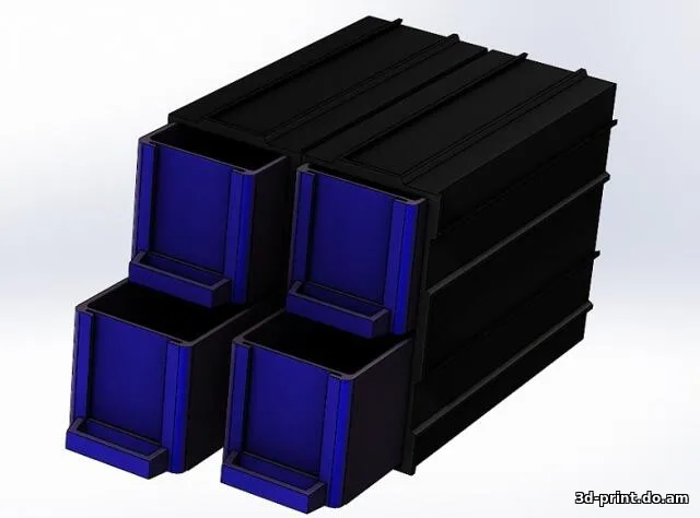 3D-модель "Модульное хранение мелких деталей"