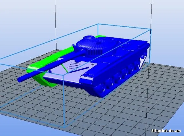 3D-модель "Танк Т-72"