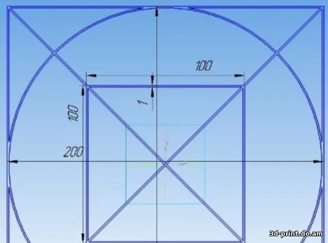 3D-модель "Проверка геометрии" — STL модель для 3D-печати