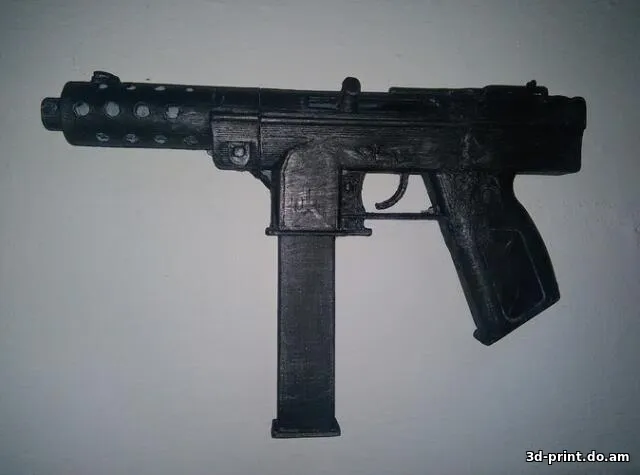 3D-модель "Пистолет-пулемет Tec-9"