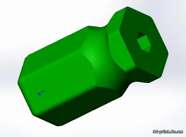 3D-модель "Ручка для удлинителя бит" — STL модель для 3D-печати