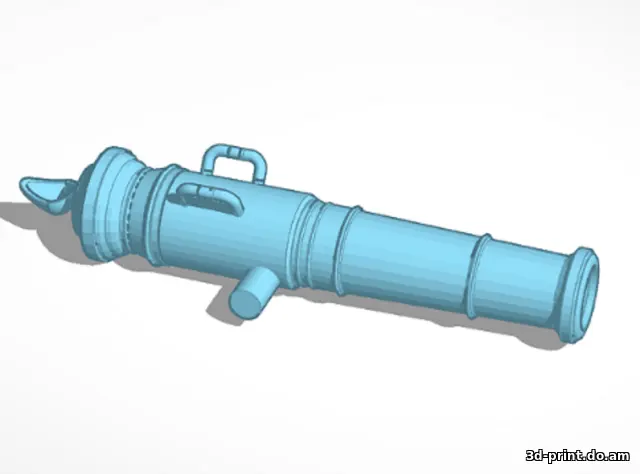3D-модель "Полупудовое орудие 1805 года Единорог"