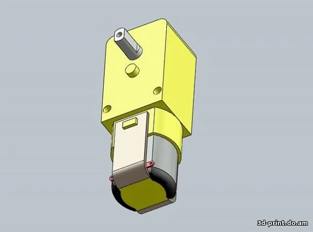 3D-модель "Модель мотор-редуктора 3-6В ( 180 об/мин) китайского"