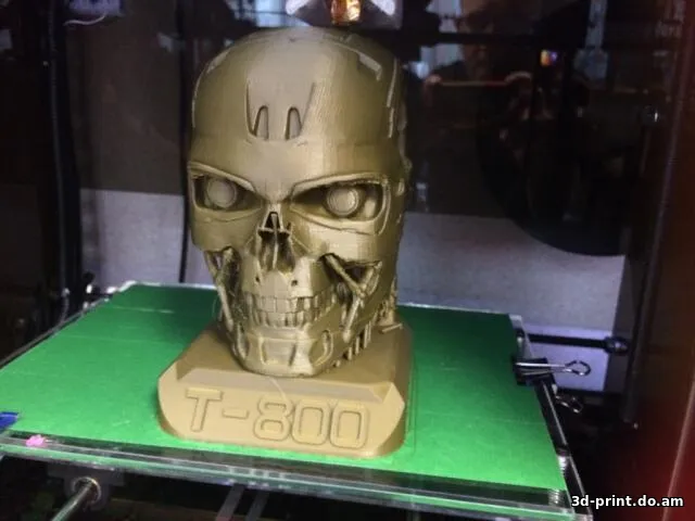 3D-модель "Голова терминатора T800"
