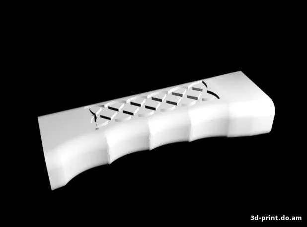 3D-модель "Рукоятка Ножа 150 мм" — STL модель для 3D-печати