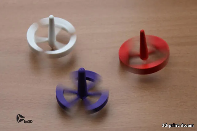 3D-модель "Волчок - космическая серия" — STL модель для 3D-печати