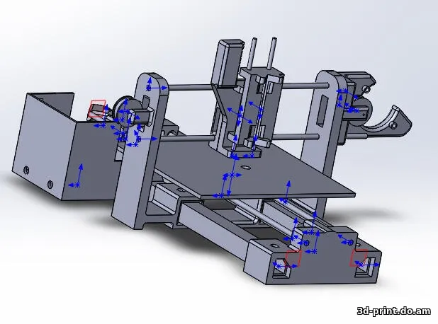 3D-модель "ЧПУ из того что было"