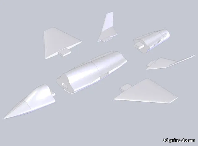 3D-модель "Модель самолета для сборки"