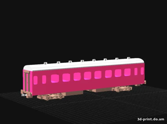3D-модель "Пассажирский вагон"