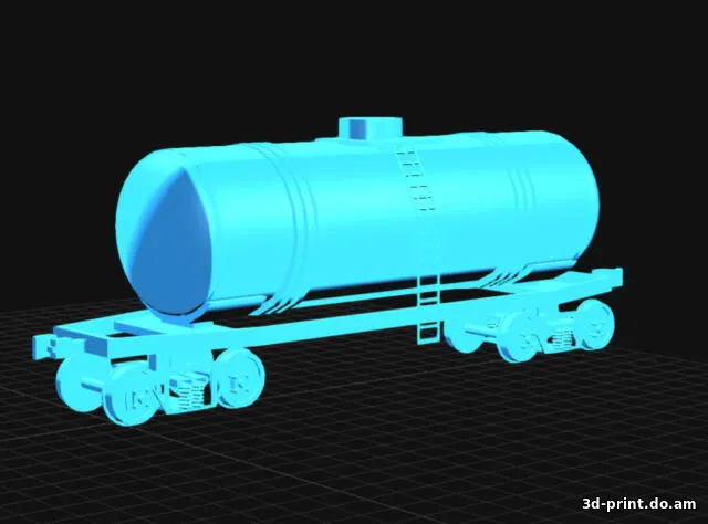 3D-модель "Железнодорожная цистерна"
