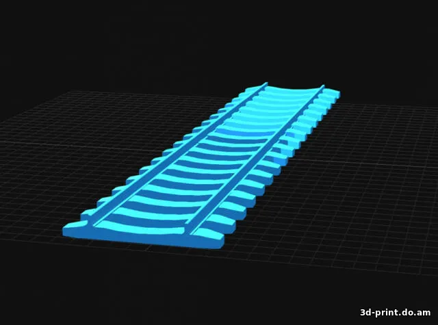 3D-модель "Железнодорожное полотно"