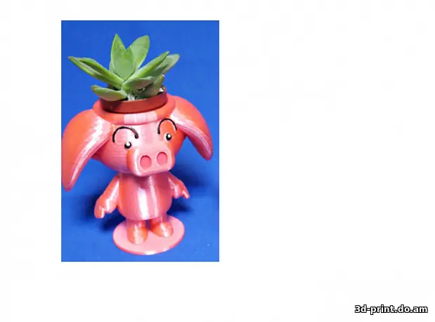 3D-модель "Свинья горшок"