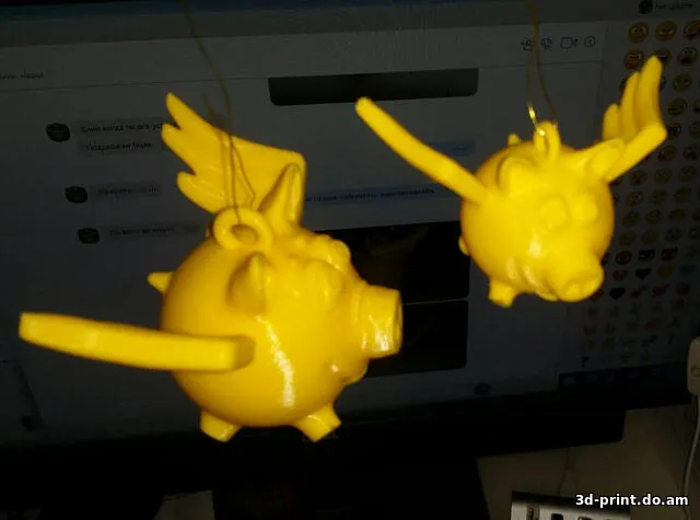 3D-модель "Летающая свинка"