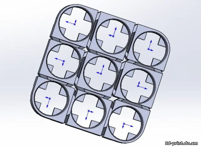 3D-модель "Сота адаптированная для печати"