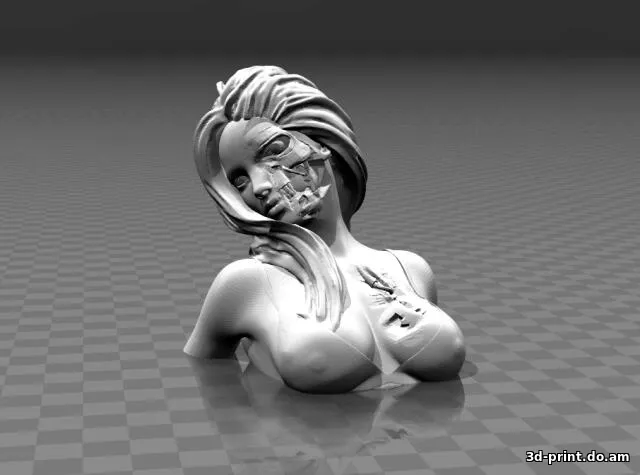 3D-модель "T800 женщины бюст"