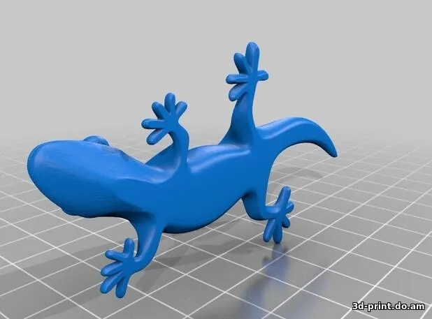 3D-модель "Ящерица(геко)" 3D-модель "Ящерица(геко)"