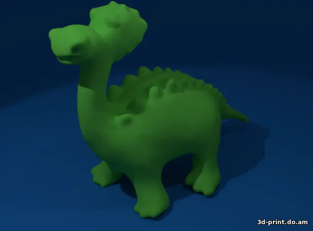 3D-модель "Динозавр добрый"