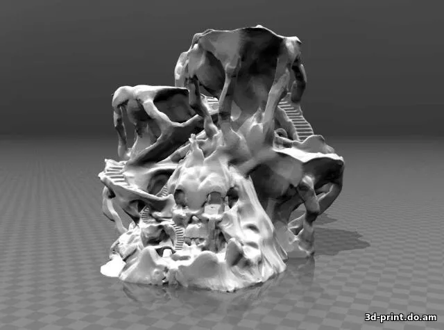 3D-модель "Фантастический мир"