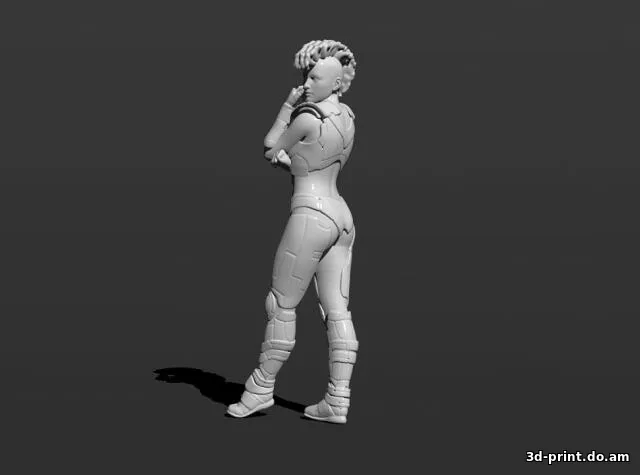 3D-модель "Девушка КИБЕРПАНК" 3D-модель "Девушка КИБЕРПАНК"