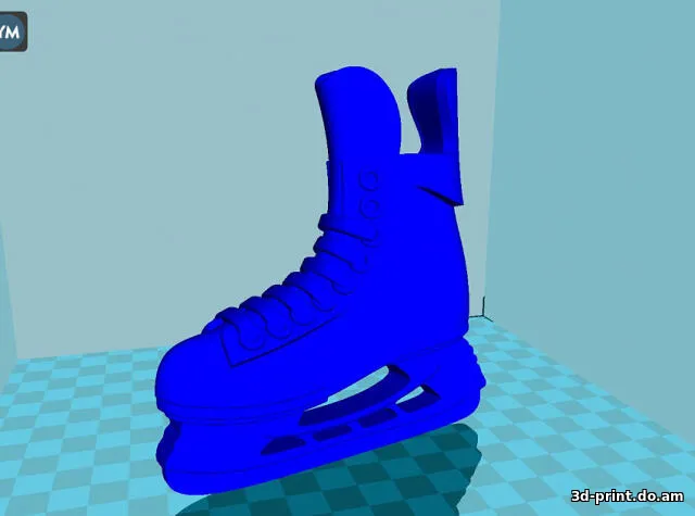 3D-модель "Хоккейный конек"