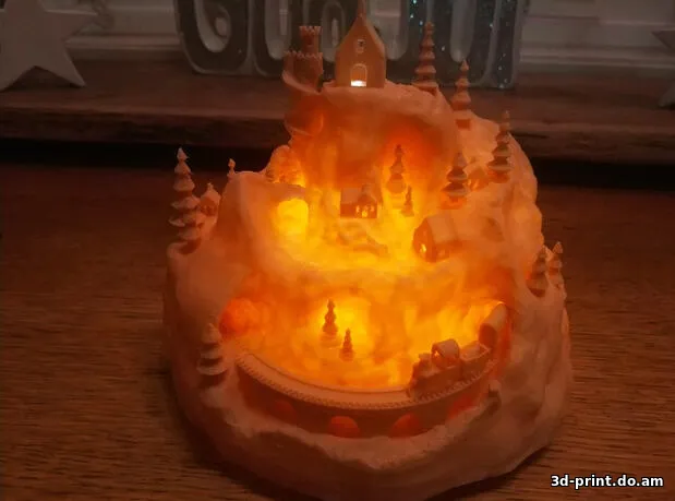 3D-модель "Рождественская деревня"