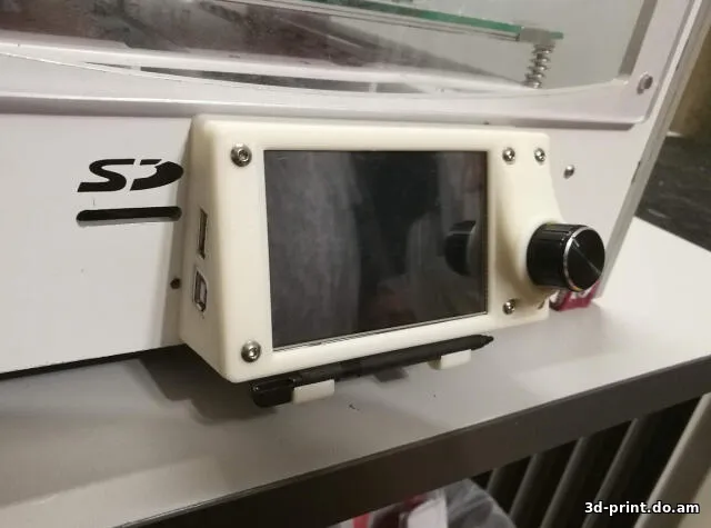 3D-модель "Накладной корпус для дисплея Lerdge"